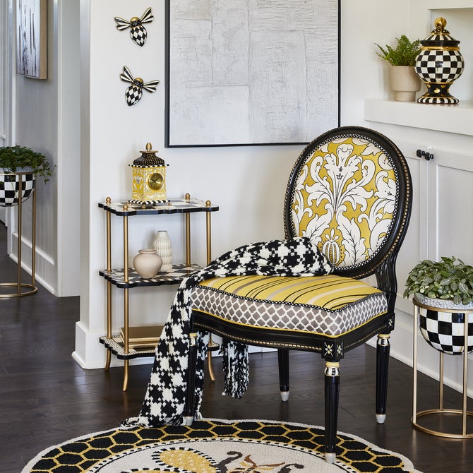 Courtly Check Bee Wall Decor image number 4