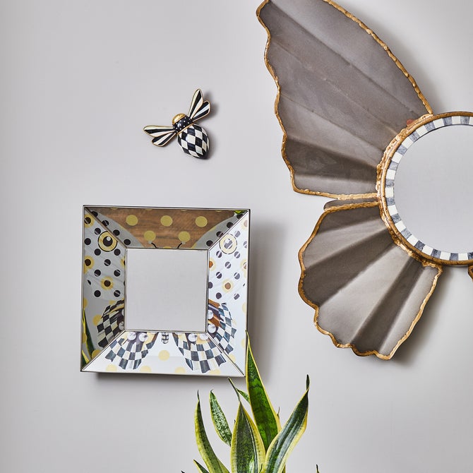 Courtly Check Bee Wall Decor image number 2