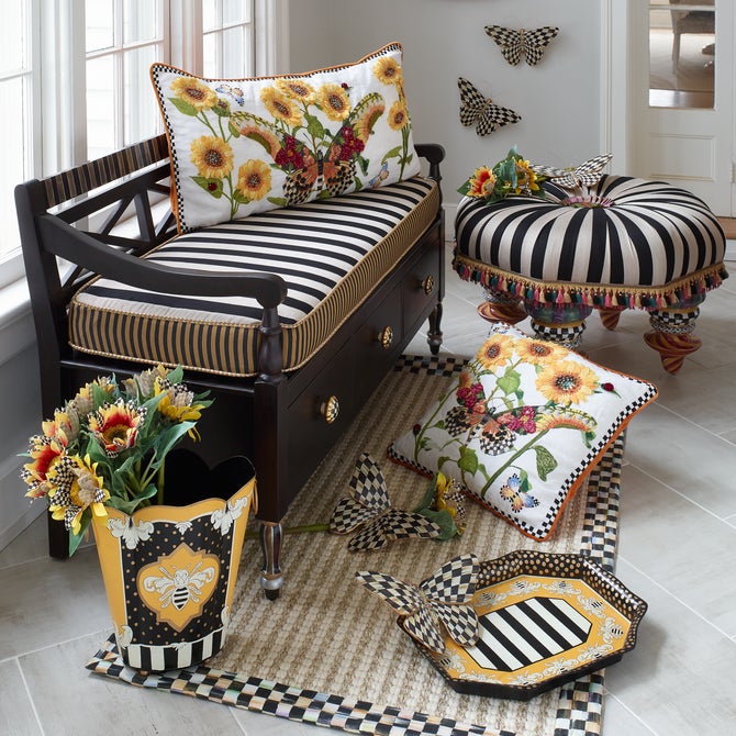 Courtly Check Butterfly Wall Decor image number 2