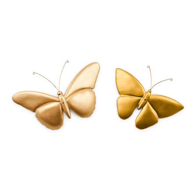 Violet Butterfly Wall Decor Duo image number 3