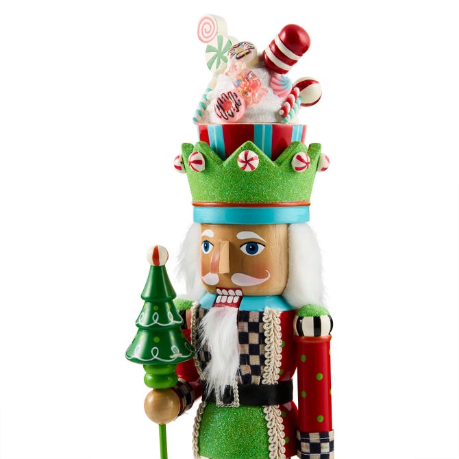 Confetti Christmas Wood Nutcracker image number 1