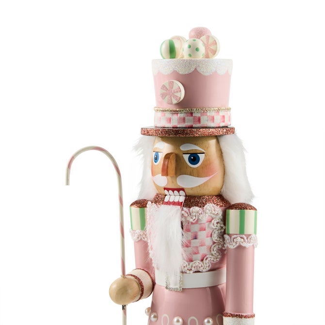 Rosy Peppermint Wood Nutcracker image number 2