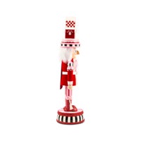 Ruby Red Wood Nutcracker