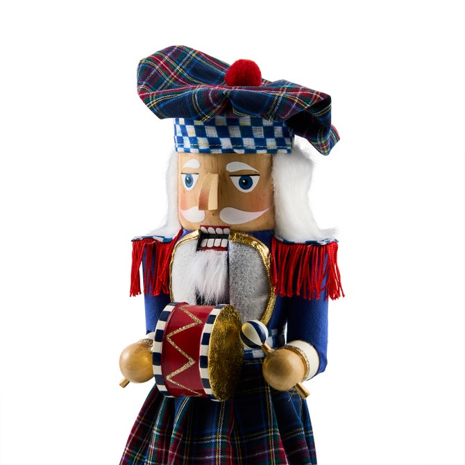 Timeless Tartan Wood Nutcracker image number 3