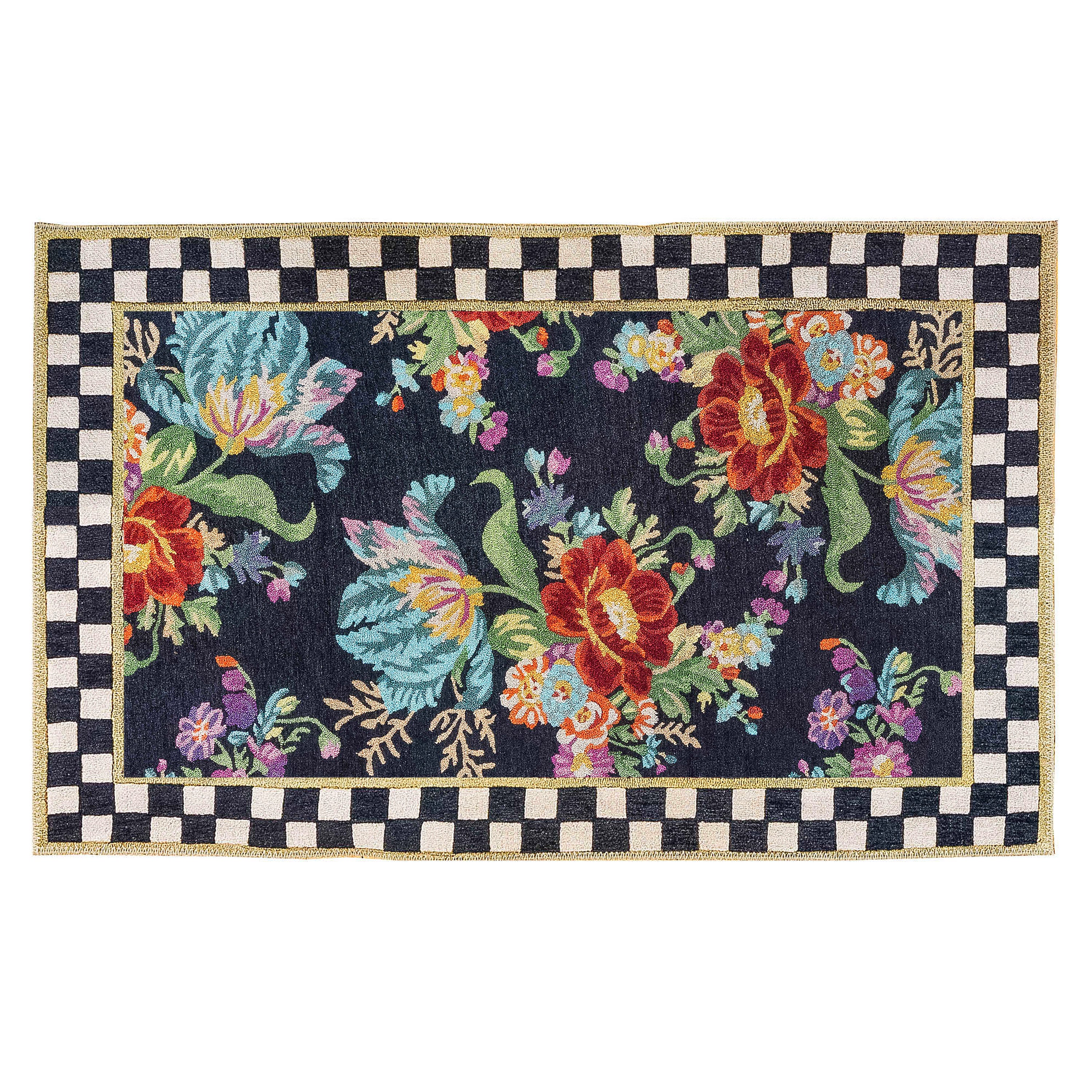 MacKenzie-Childs | Flower Market 3' x 5' Washable Rug