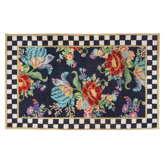 Flower Market 3' x 5' Washable Rug image number 0