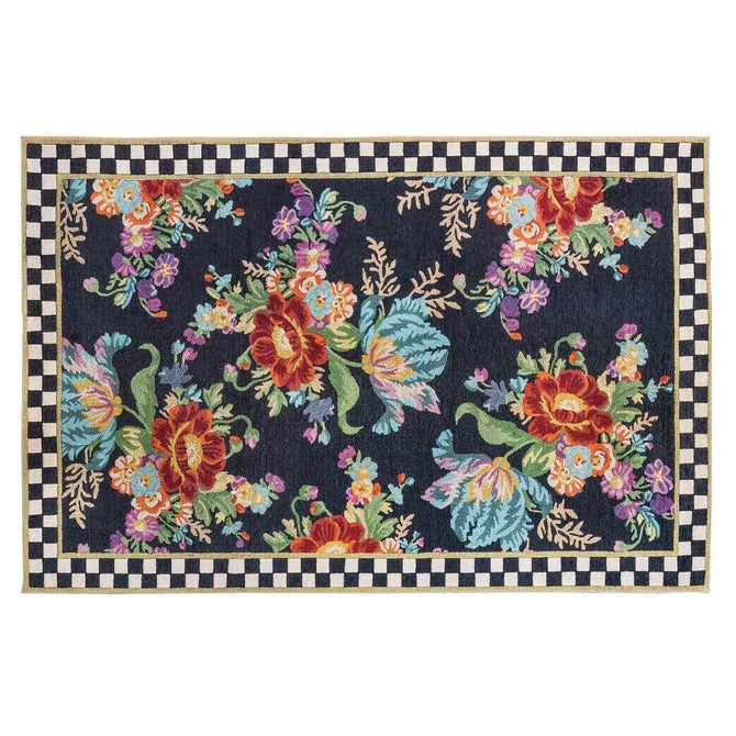 Flower Market 5' x 7'6" Washable Rug image number 0
