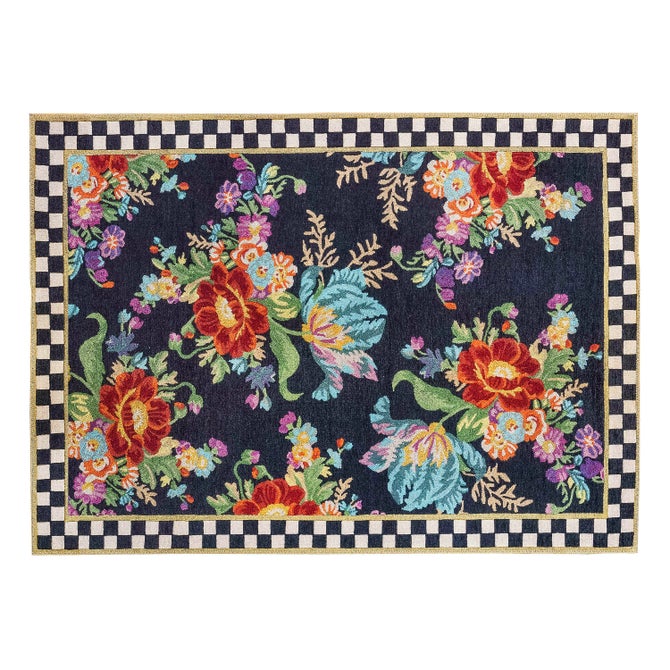Flower Market 8' x 10' Washable Rug image number 0
