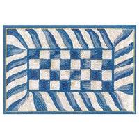 Truly Royal Check 2' x 3' Washable Rug