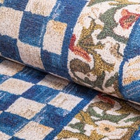 Truly Royal Check 6' Octagon Washable Rug