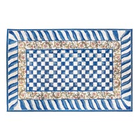Truly Royal Check 5' x 7'6" Washable Rug