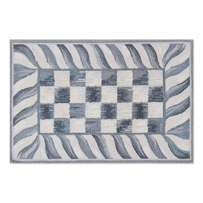 Sterling Check 2' x 3' Washable Rug image number 0