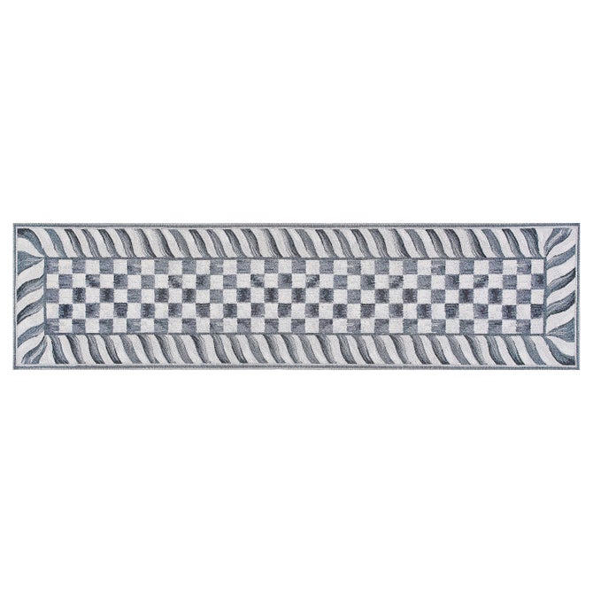Sterling Check 2'6" x 10' Washable Runner image number 0