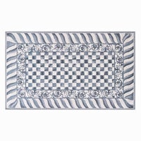 Sterling Check 3' x 5' Washable Rug