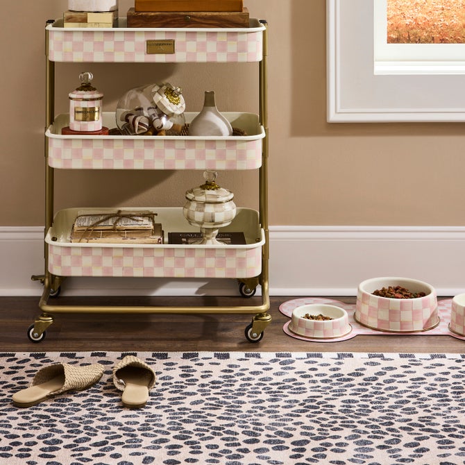 Snow Leopard 2'6" x 10' Washable Runner image number 3