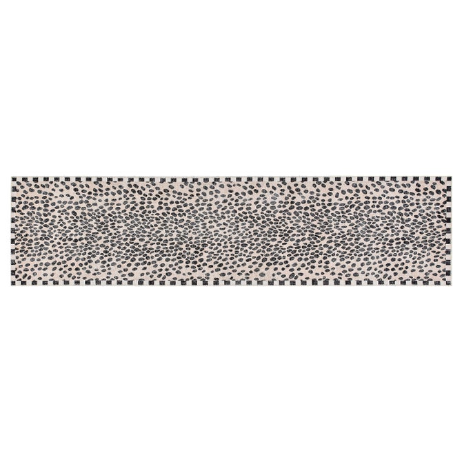 Snow Leopard 2'6" x 10' Washable Runner image number 0