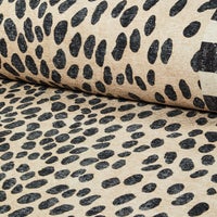 Snow Leopard 3' x 5' Washable Rug