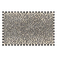 Snow Leopard 5' x 7'6" Washable Rug