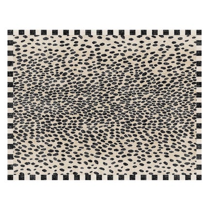 Snow Leopard 8' x 10' Washable Rug
