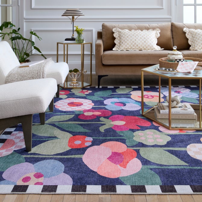 Posie Field 8' x 10' Washable Rug image number 1