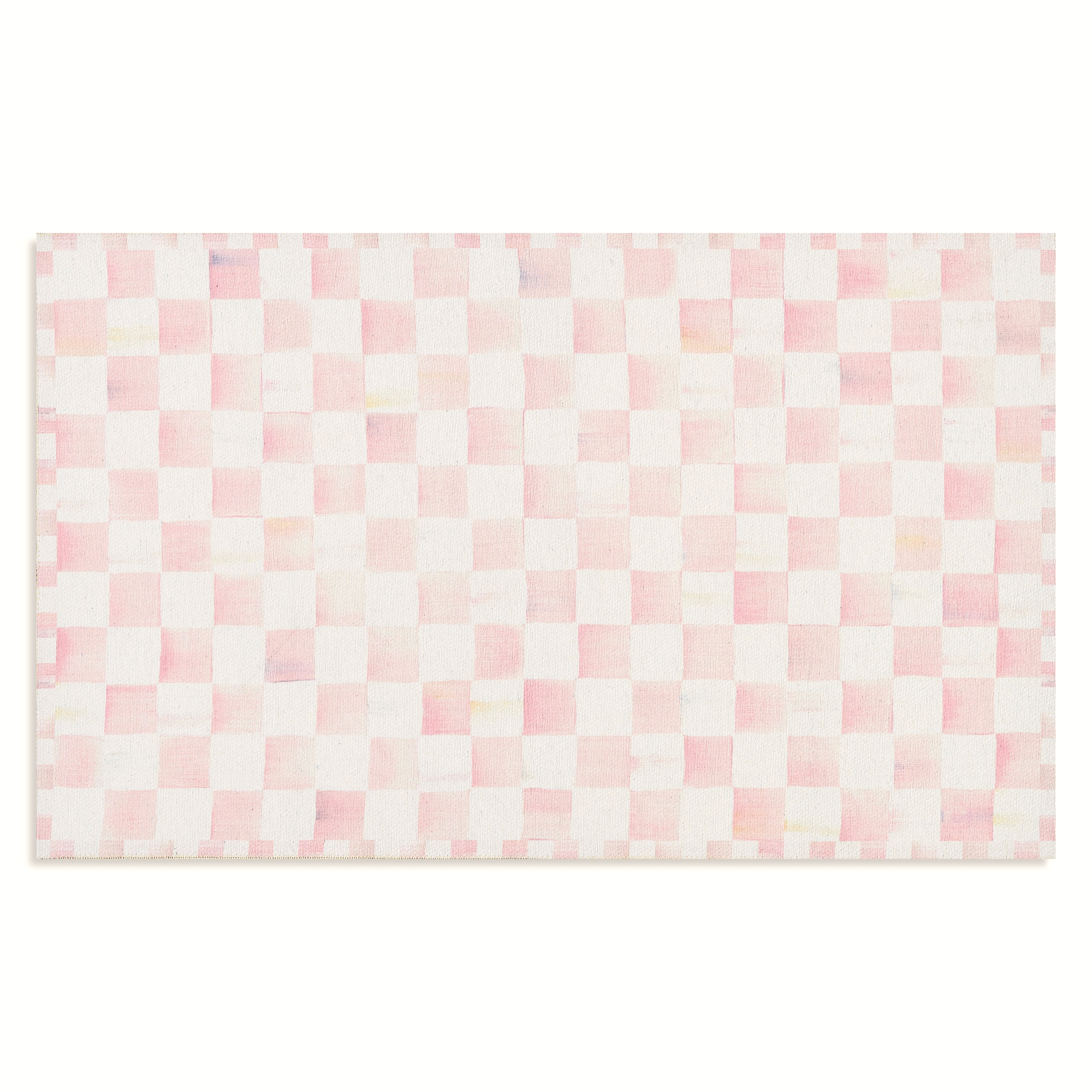 MacKenzie-Childs | Rosy Checkered 3' x 5' Washable Rug