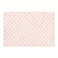 Rosy Checkered 5' x 7'6" Washable Rug