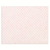 Rosy Checkered 8' x 10' Washable Rug
