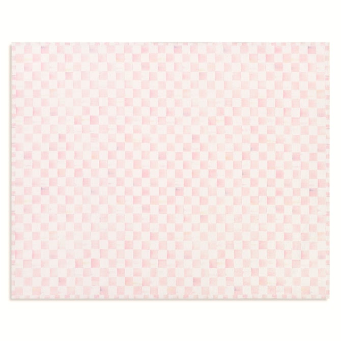 Rosy Checkered 8' x 10' Washable Rug image number 0