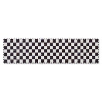 Courtly Checkered 2'6" x 10' Washable Runner