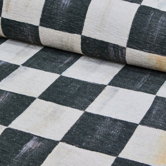 Courtly Checkered 3' x 5' Washable Rug image number 1