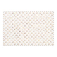 Mocha Checkered 5' x 7'6" Washable Rug