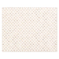 Mocha Checkered 8' x 10' Washable Rug