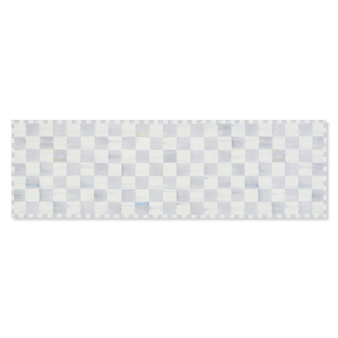 Sterling Checkered 2'6" x 8' Washable Runner image number 0