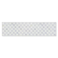 Sterling Checkered 2'6" x 10' Washable Runner