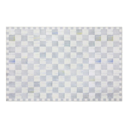 Sterling Checkered 3' x 5' Washable Rug