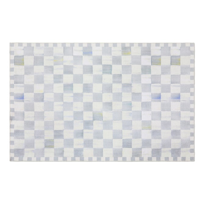 Sterling Checkered 3' x 5' Washable Rug image number 0
