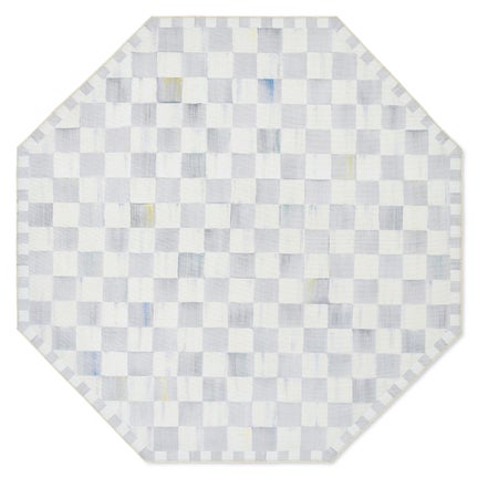 Sterling Checkered 6' Octagon Washable Rug