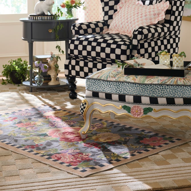Tudor Rose 3' x 5' Washable Rug image number 2