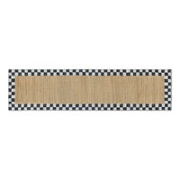 Naturals Check 2'6" x 10' Washable Runner