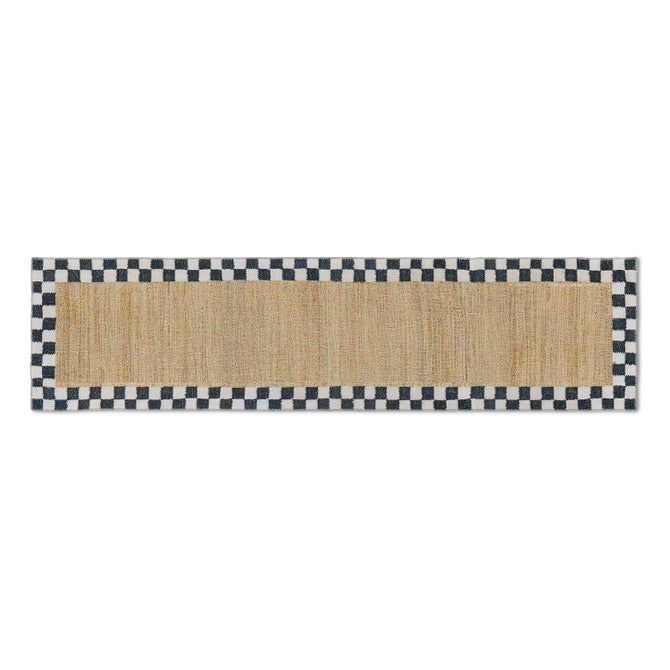 Naturals Check 2'6" x 10' Washable Runner image number 0