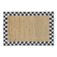 Naturals Check 3' x 5' Washable Rug