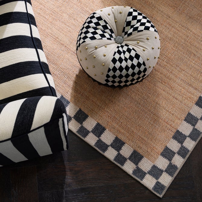 Naturals Check 8' x 10' Washable Rug image number 3