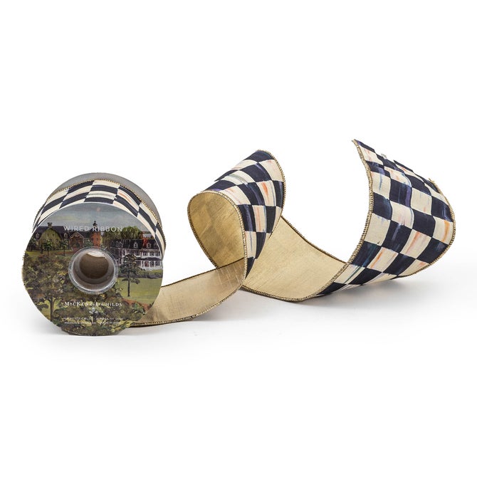 Courtly Check 4" Ribbon image number 0