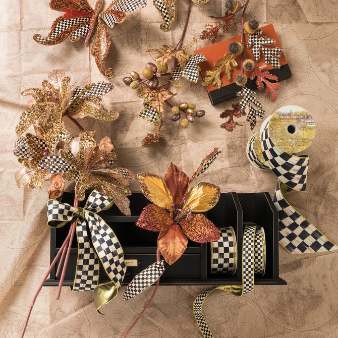 Courtly Check 4" Ribbon image number 8