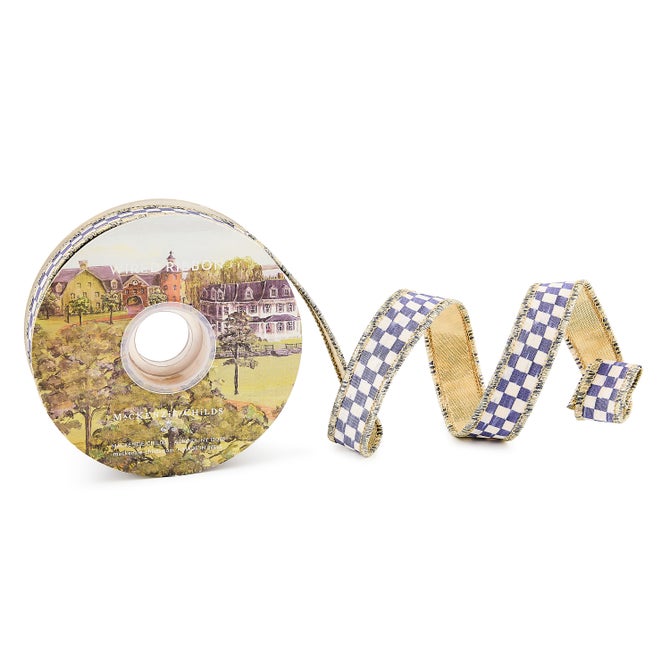 Violet Check 1" Ribbon image number 0