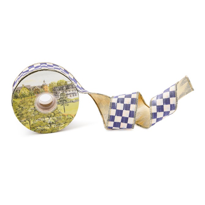 Violet Check 2" Ribbon image number 0