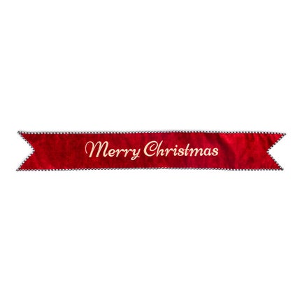 Merry Christmas Red Banner