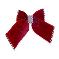 Red Velvet Small Bow