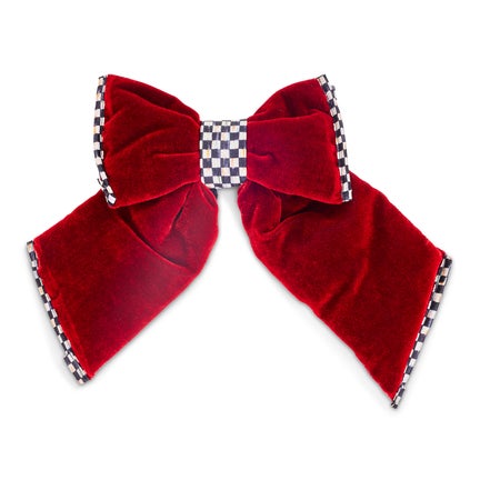 Red Velvet Small Bow