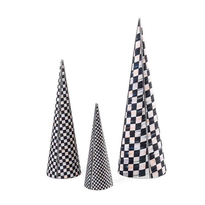 Courtly Cone Trees, Set of 3 image number 0